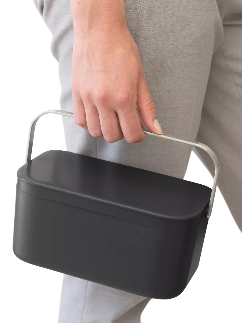 Brabantia compost food waste caddy 1.8L - British product