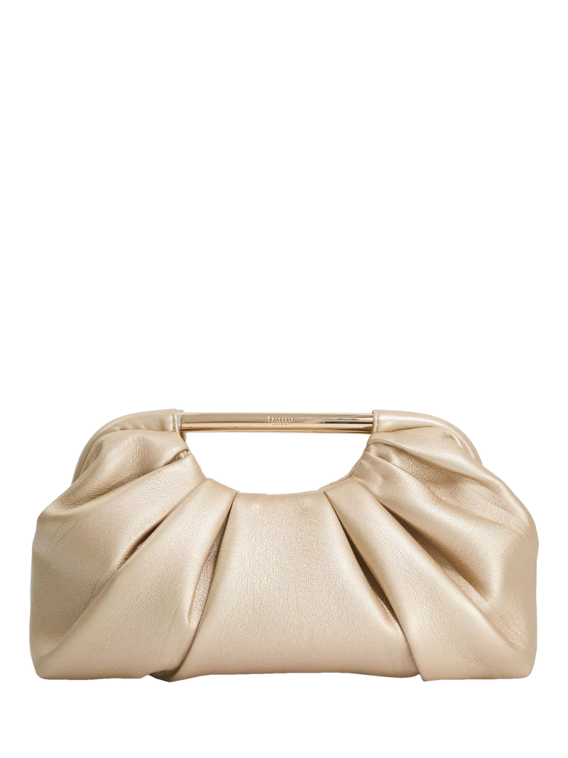 Dune London Ebecci ruched grab bag gold (British brand)