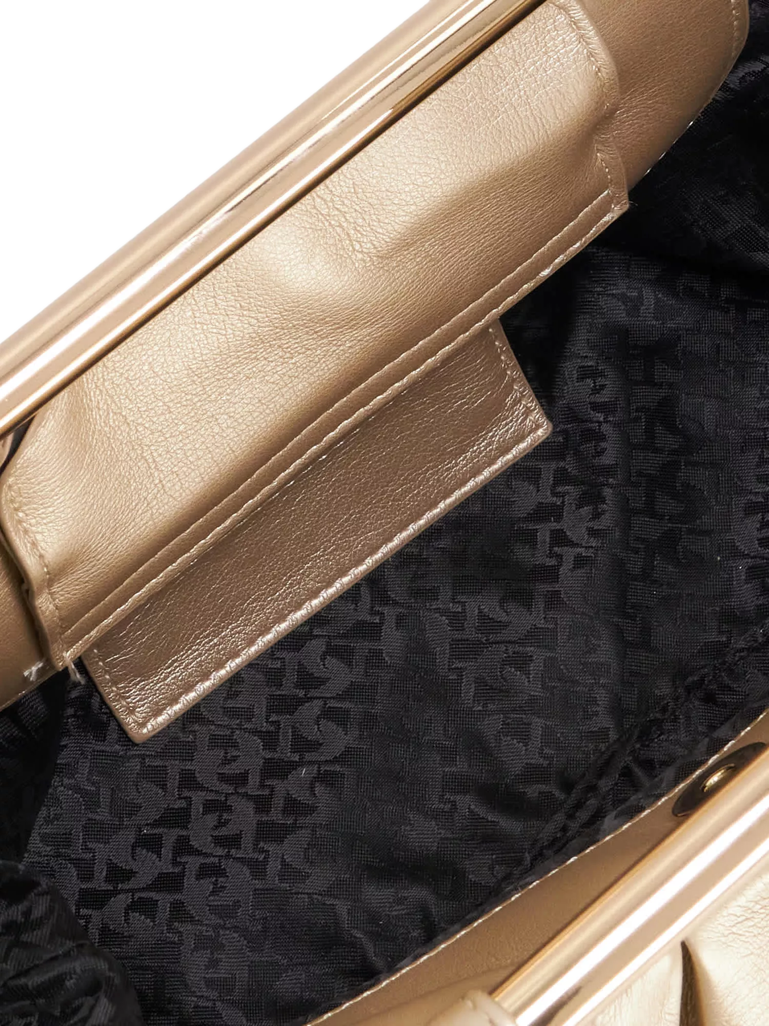 Dune London Ebecci ruched grab bag gold (British brand)