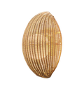 LG Outdoor Barca rattan garden wall lamp 40cm, imported from the UK