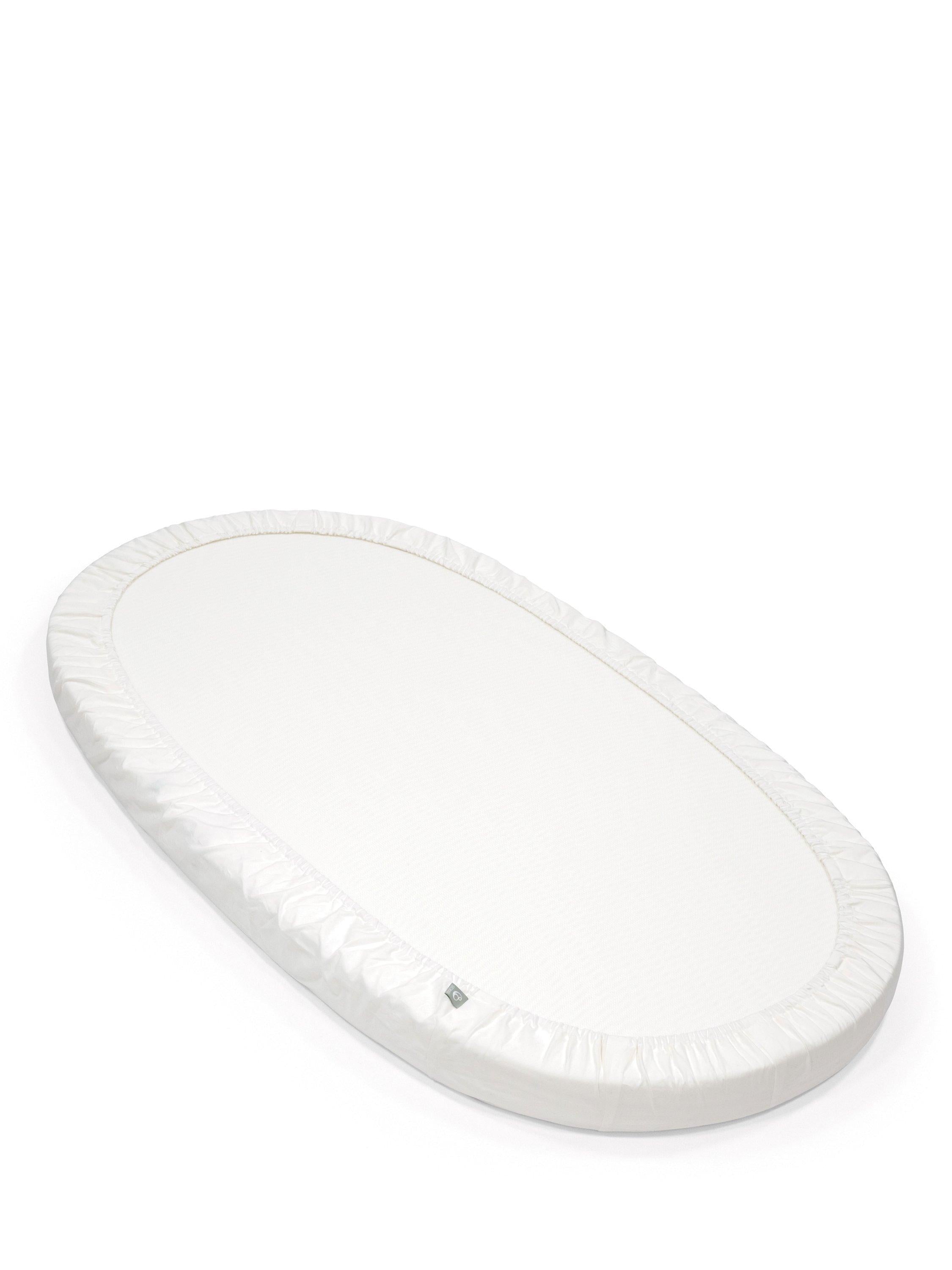 Stokke Sleepi V3 fitted sheet white, imported from the UK