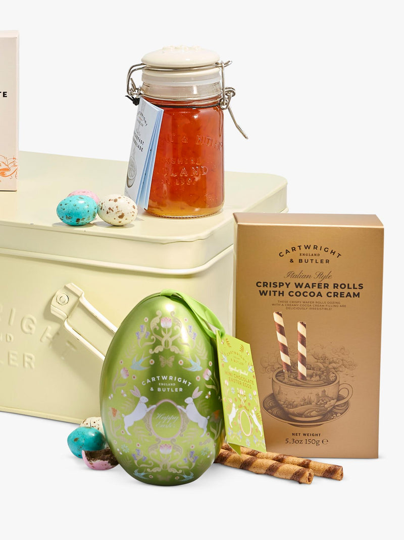 Cartwright & Butler Spring Delights hamper with assorted treats (British brand)