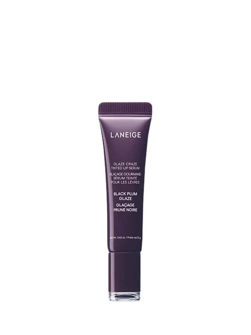 LANEIGE Glaze Craze Tinted Lip Serum, Black Plum Glaze