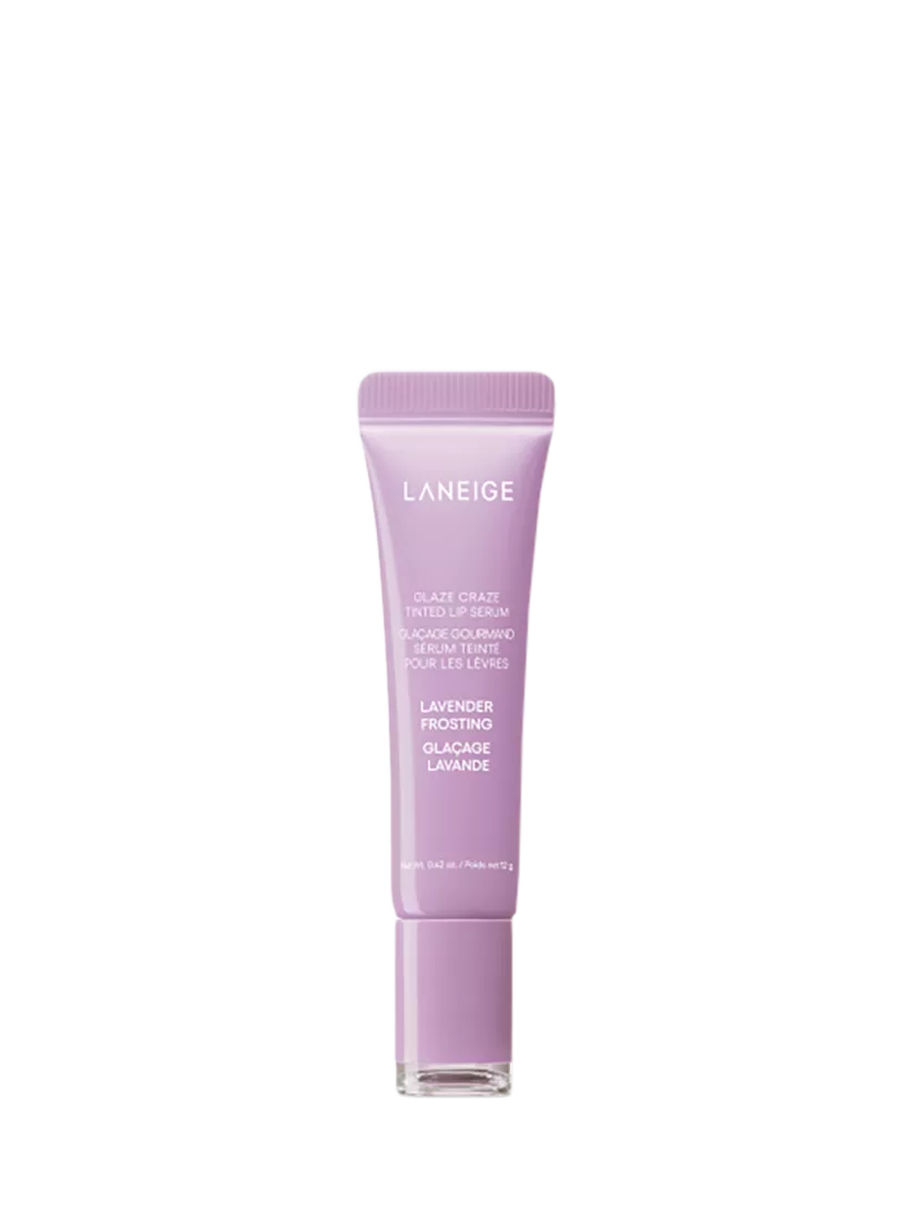 LANEIGE Glaze Craze Tinted Lip Serum, Lavender Frosting