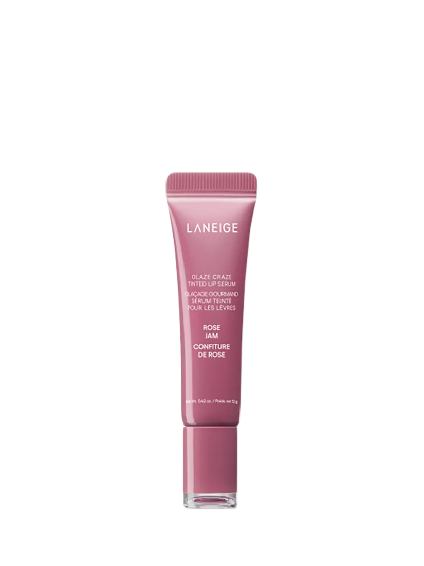 LANEIGE Glaze Craze Tinted Lip Serum, Rose Jam