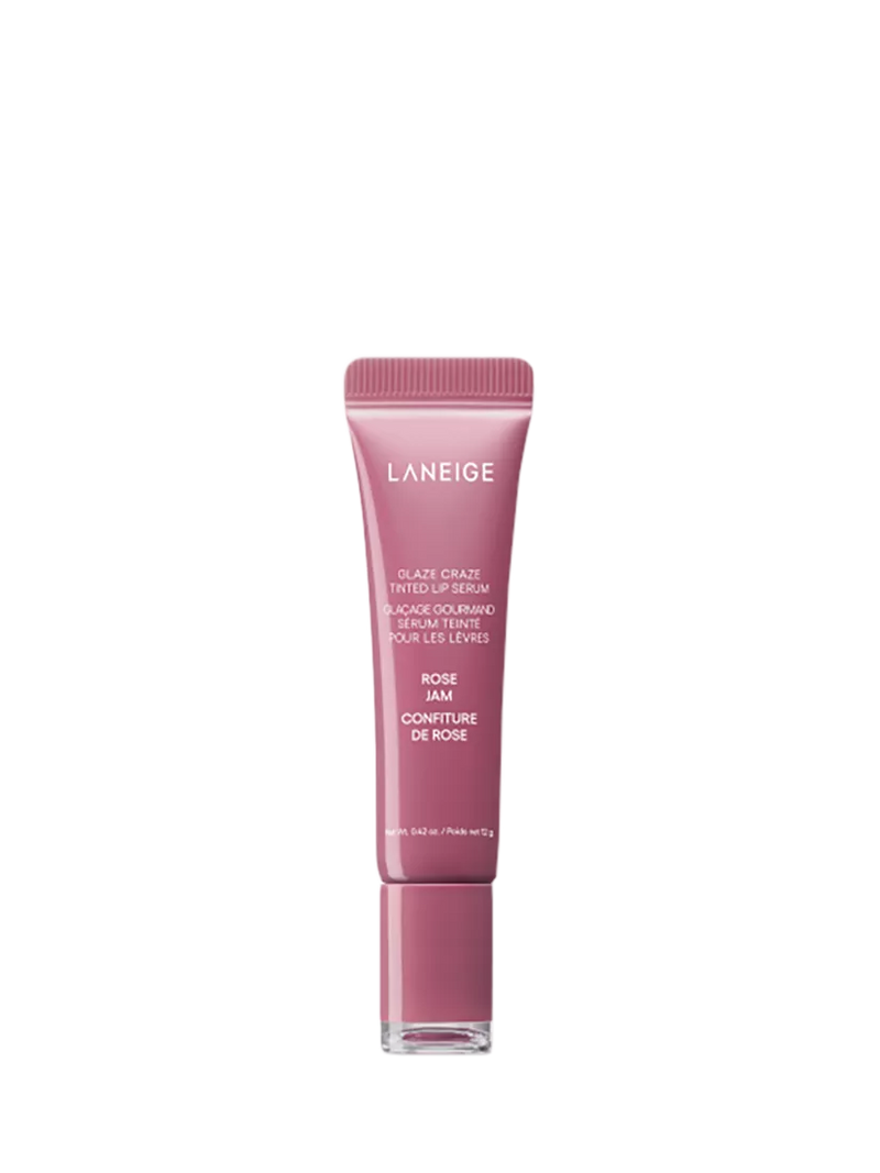 LANEIGE Glaze Craze Tinted Lip Serum, Rose Jam