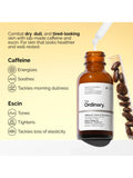 The Ordinary Caffeine 3% + Escin 1% Face Serum 30ml (British brand)
