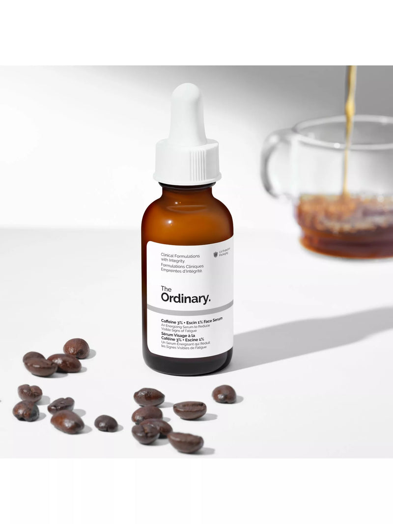 The Ordinary Caffeine 3% + Escin 1% Face Serum 30ml (British brand)