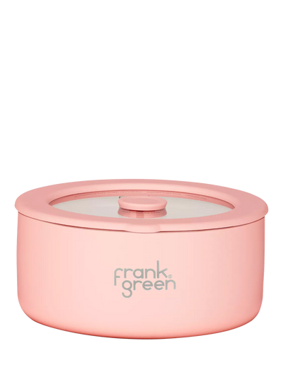 John Lewis frank green Small Stainless Steel Bowl with Glass Lid 700ml- Buy online at McGrocer