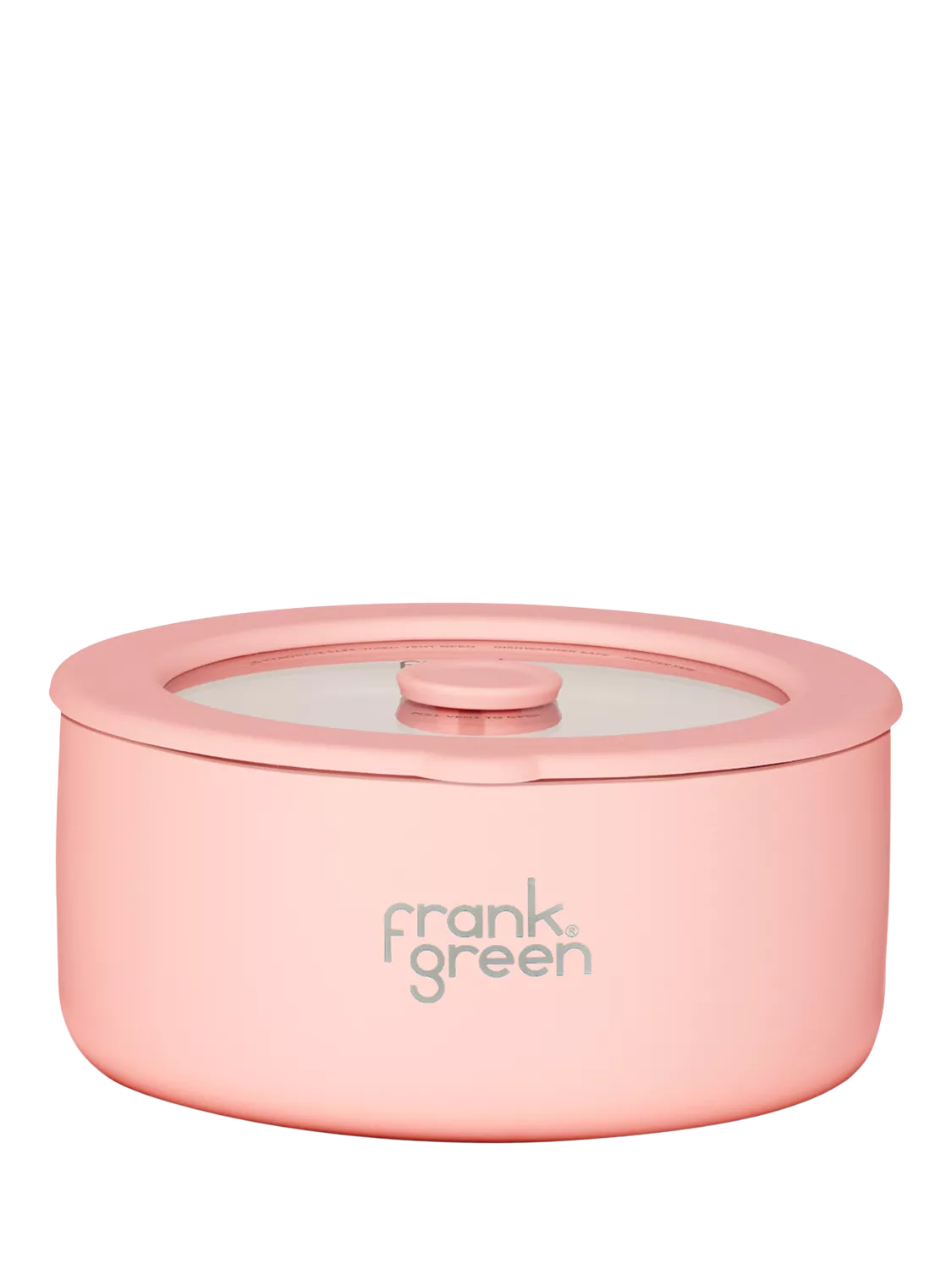 frank green stainless steel bowl 700ml with glass lid, UK version