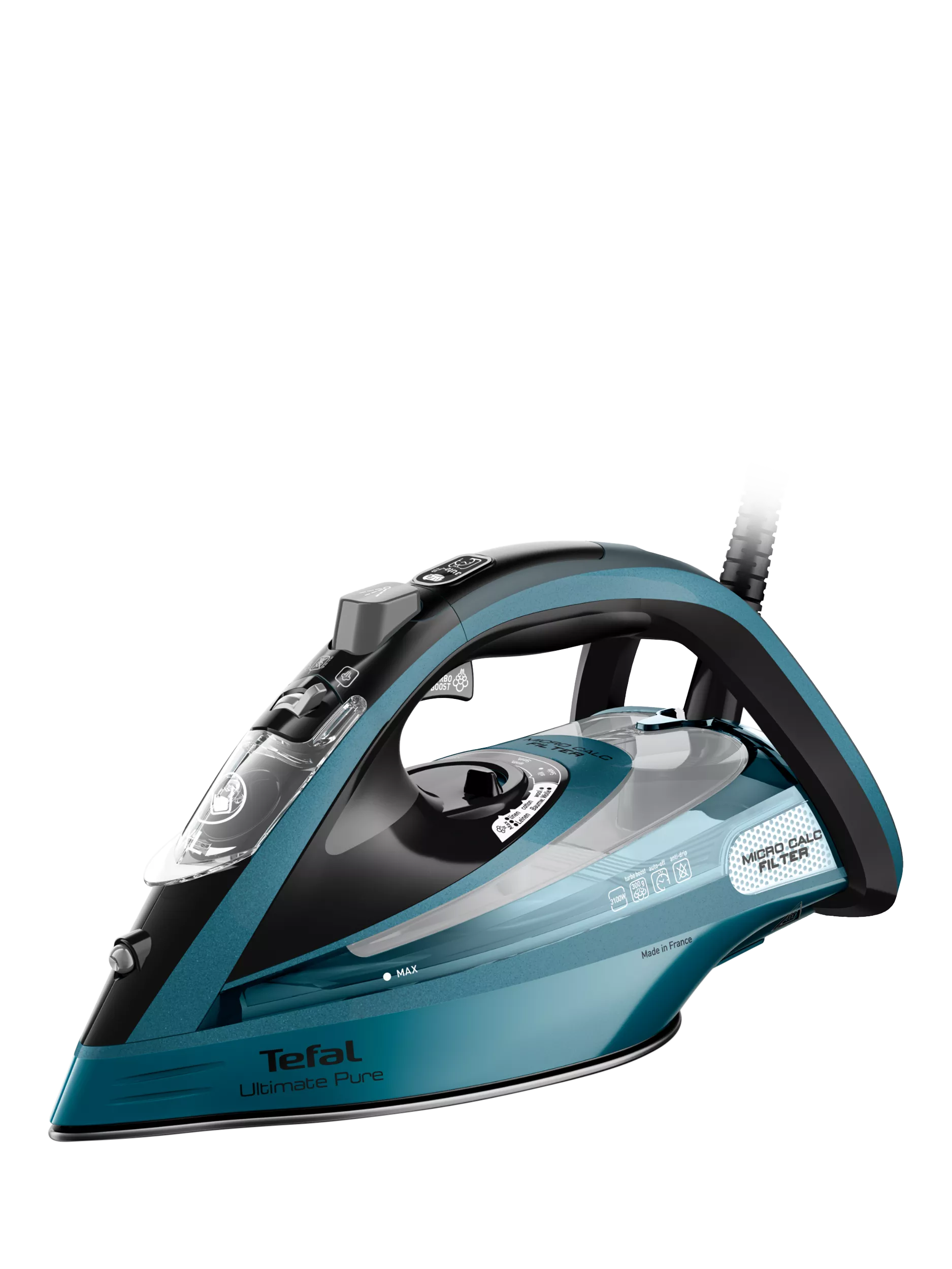 Tefal steam iron FV9853G0 Blue Black, UK version