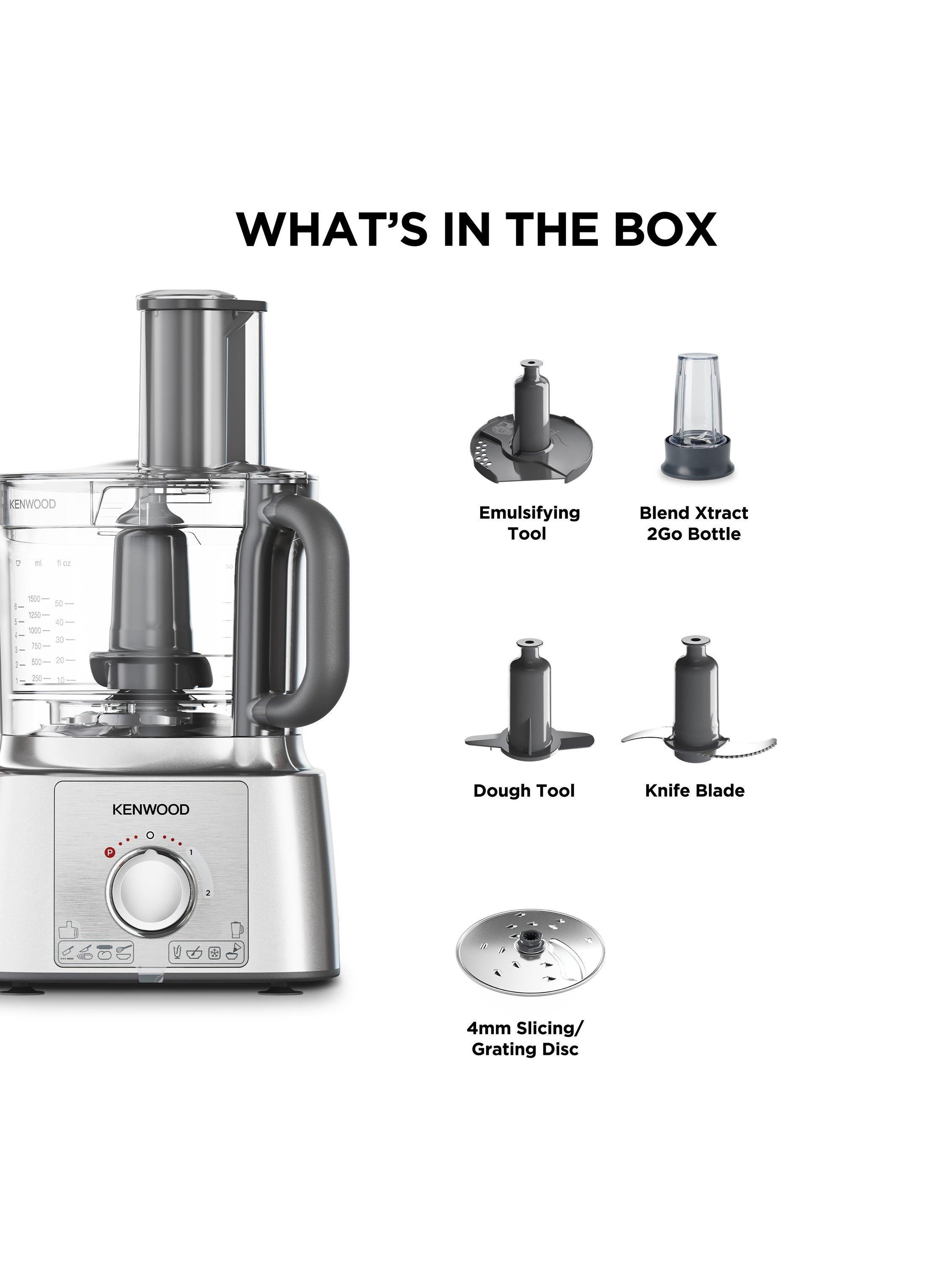 Kenwood MultiPro Express food processor silver (British brand)