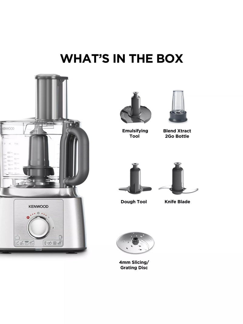 Kenwood MultiPro Express food processor silver (British brand)