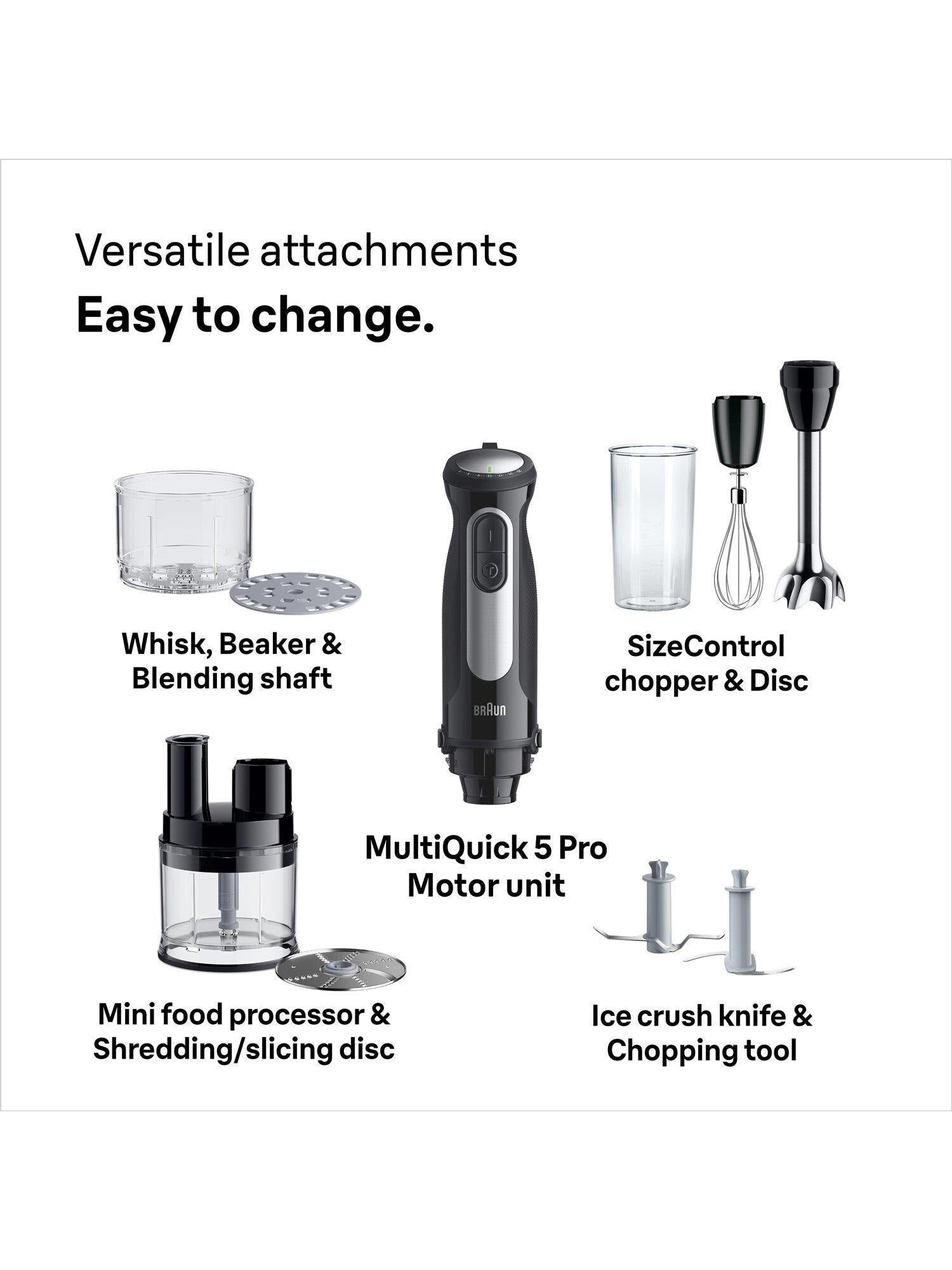 Braun MultiQuick 5 Pro hand blender black - British product