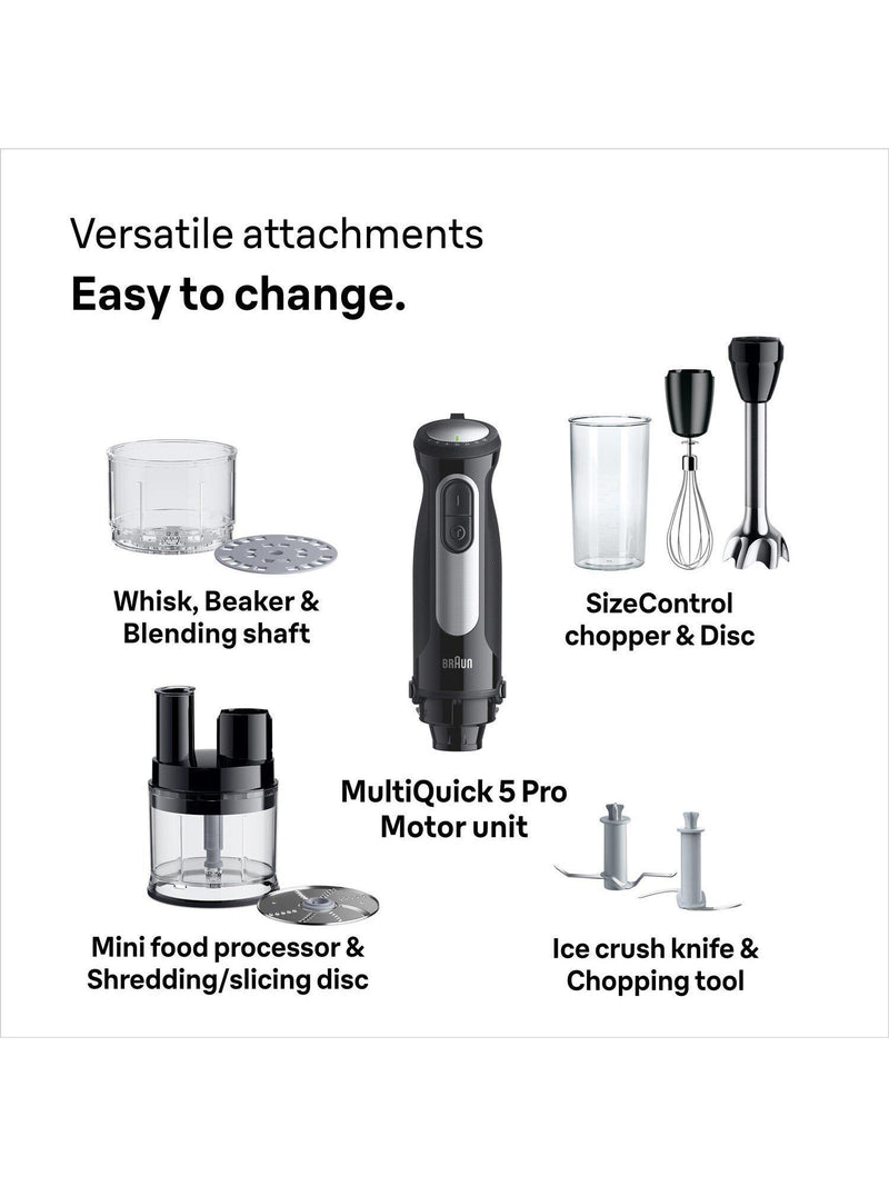 Braun MultiQuick 5 Pro hand blender black - British product