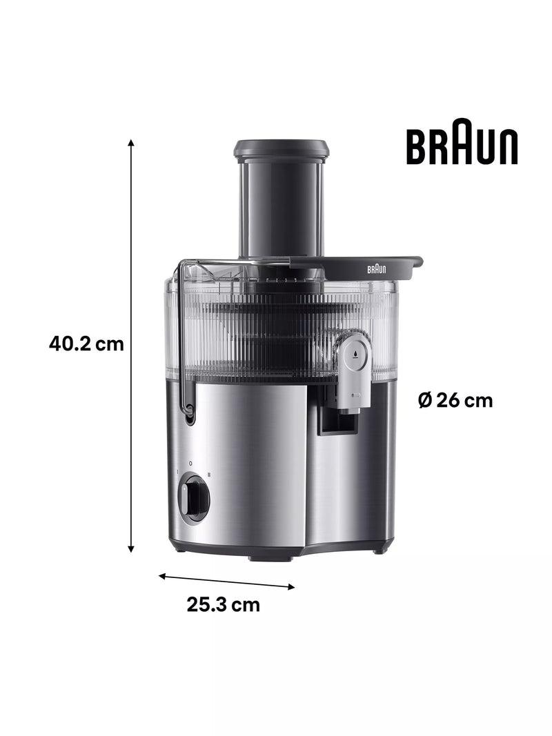 Braun MultiJuice 7 juicer silver 2.5L, UK version
