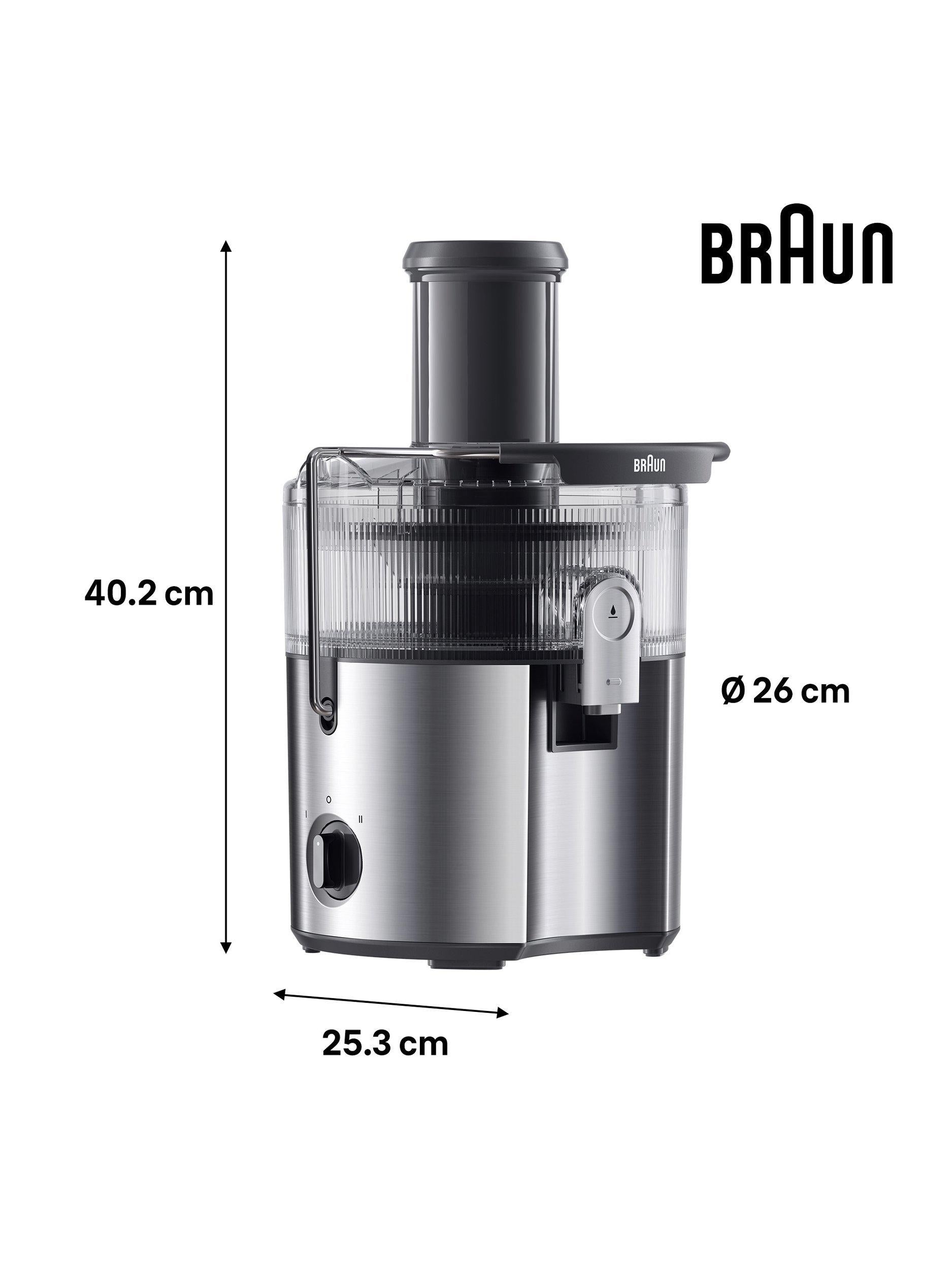 Braun MultiJuice 7 juicer silver 2.5L, UK version
