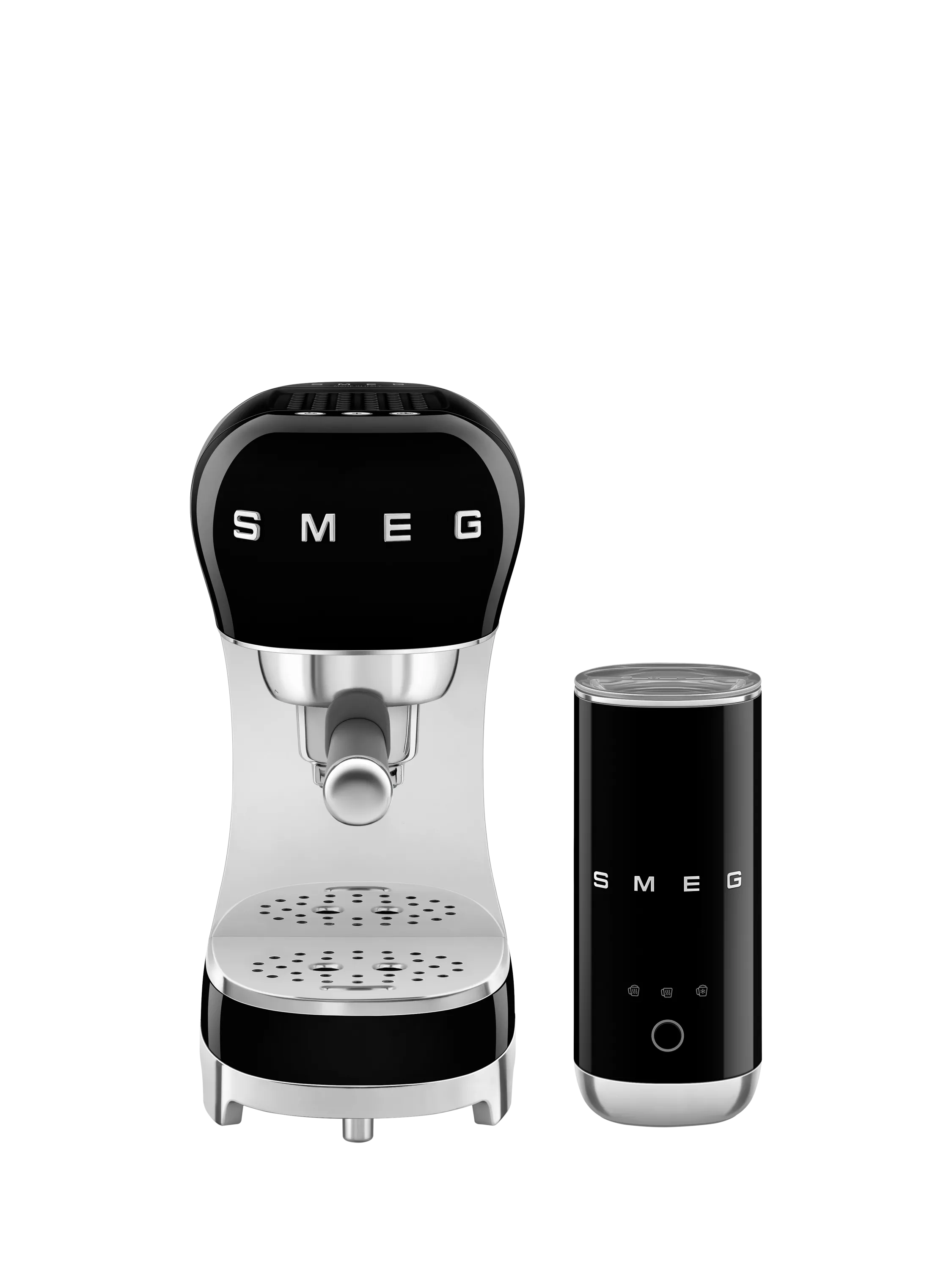 Smeg ECF12 Manual Espresso Coffee Machine with Milk Frother