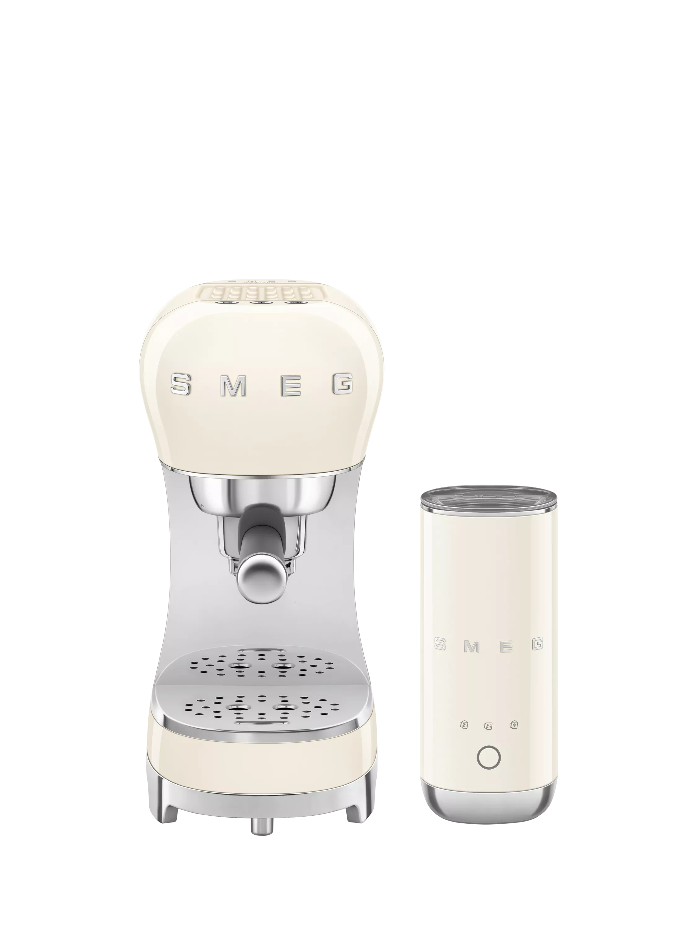 Smeg manual espresso machine with milk frother, UK version