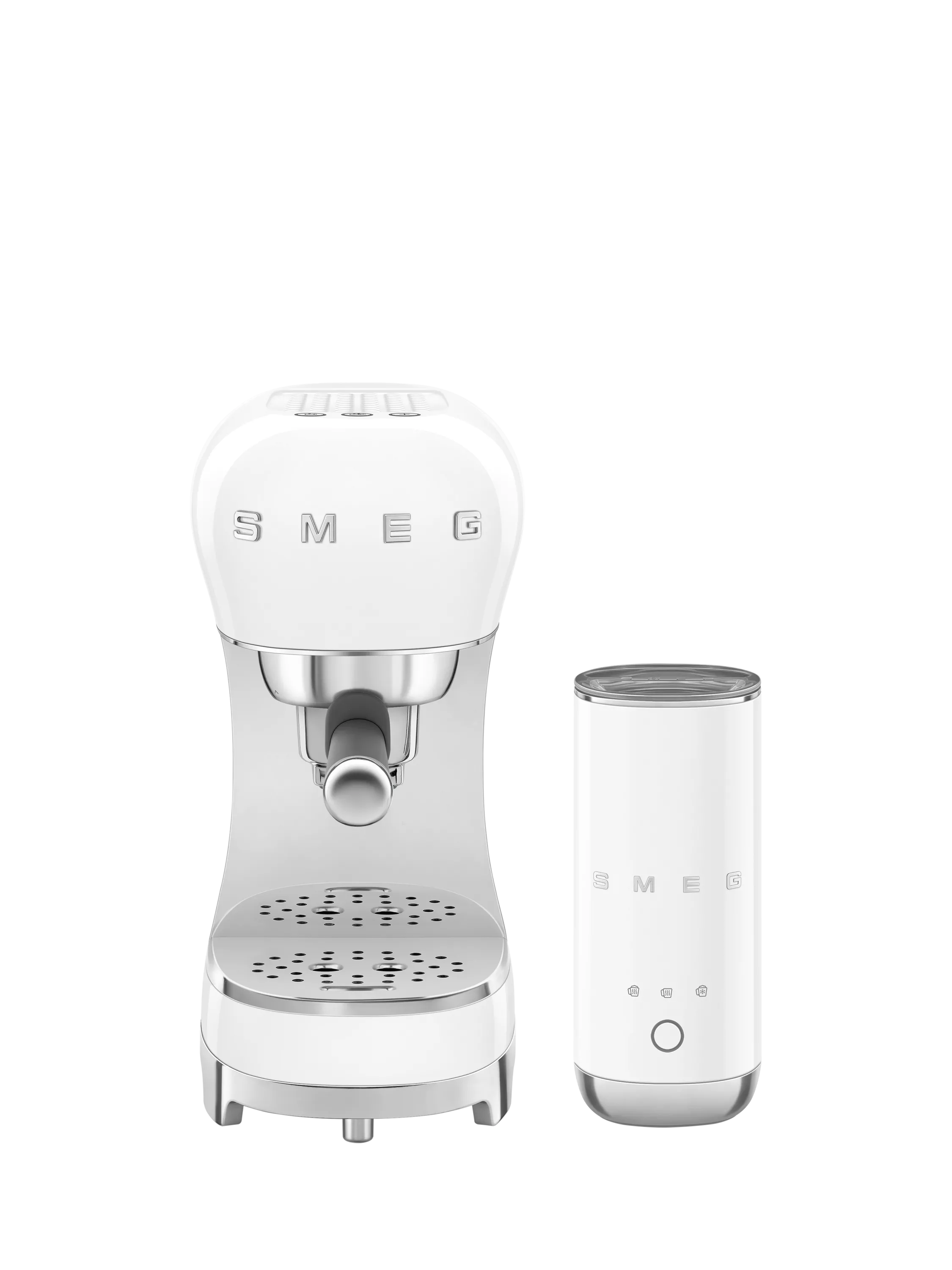 Smeg ECF12 Manual Espresso Coffee Machine with Milk Frother
