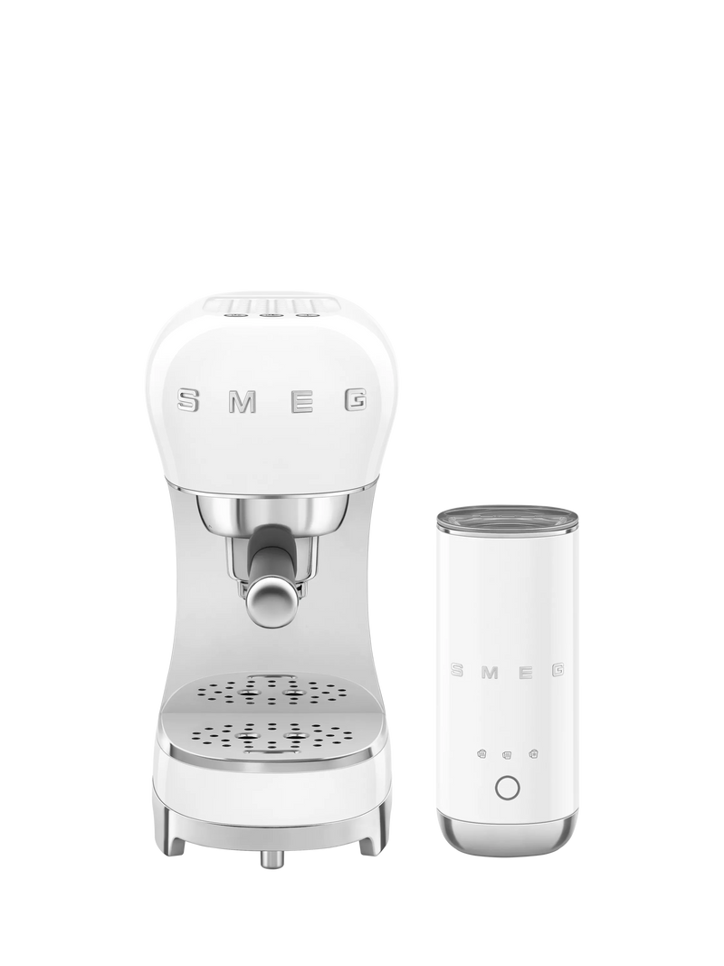 Smeg ECF12 Manual Espresso Coffee Machine with Milk Frother