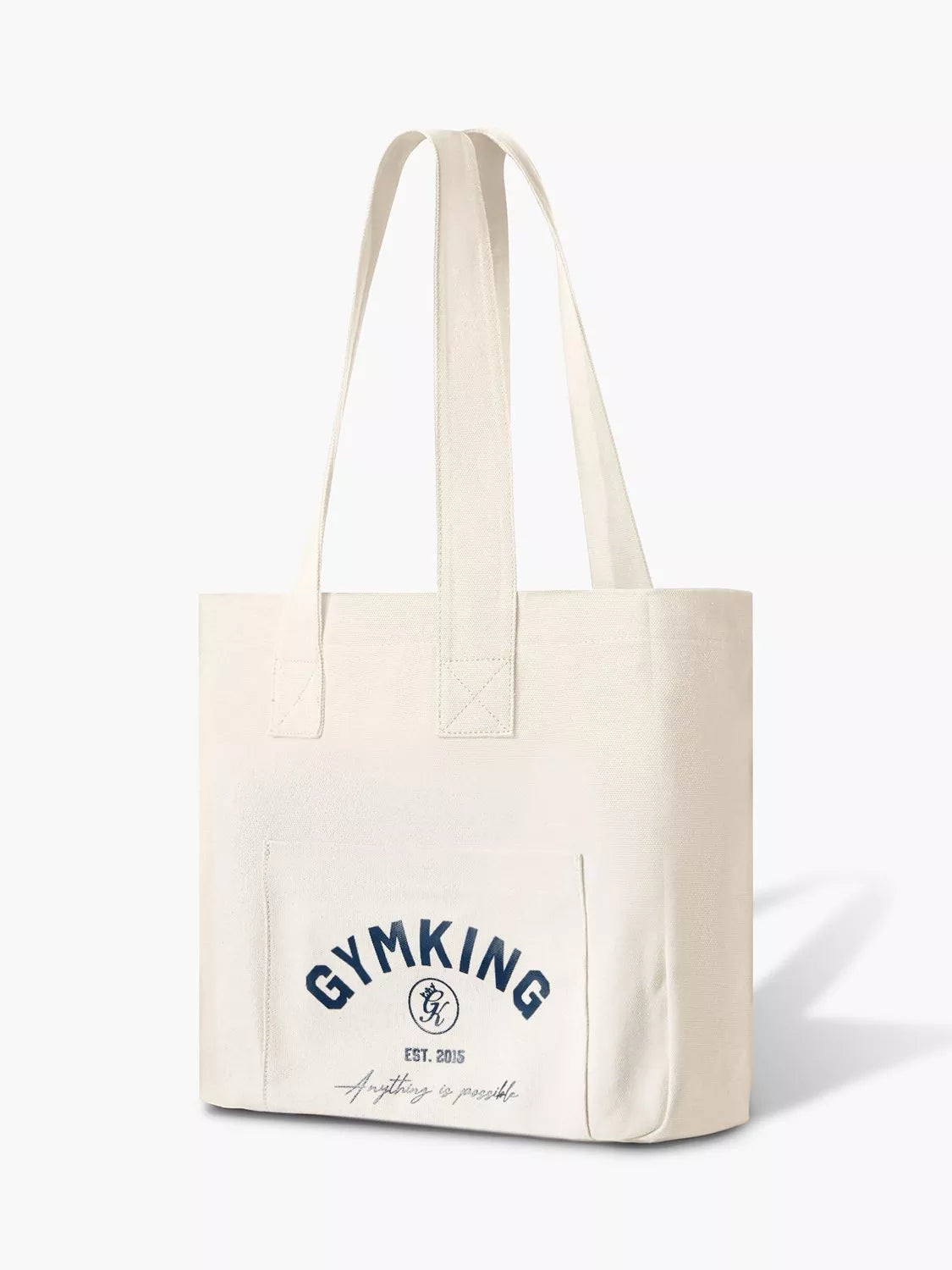 Gym King Harmony tote bag cream cotton imported from the UK