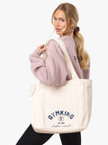 Gym King Harmony tote bag cream cotton imported from the UK