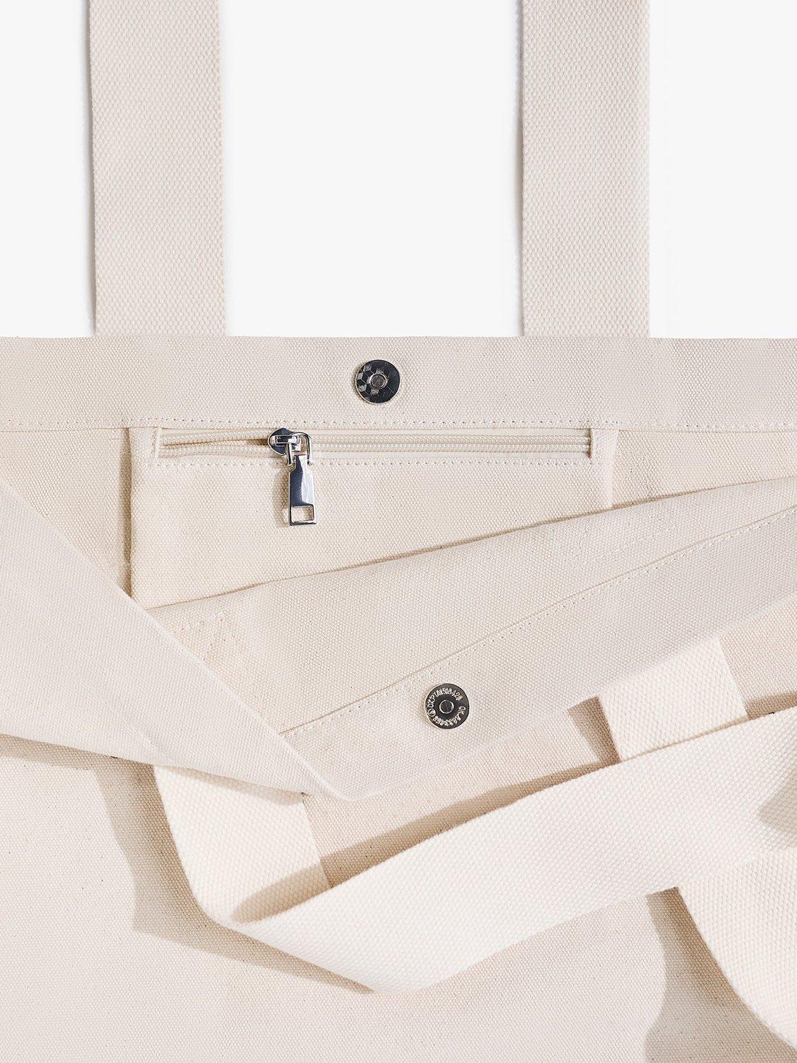 Gym King Harmony tote bag cream cotton imported from the UK