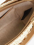 Dune London Dahlia raffia grab bag natural (British brand)