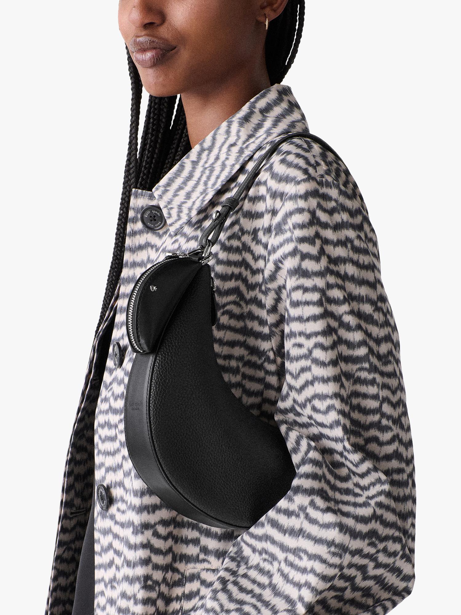kate spade new york Duo Mini shoulder bag black silver, UK version