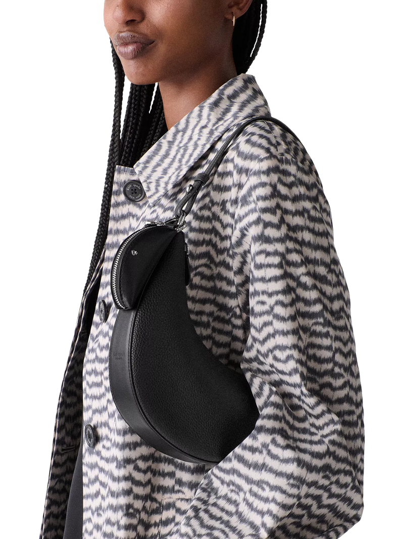 kate spade new york Duo Mini shoulder bag black silver, UK version