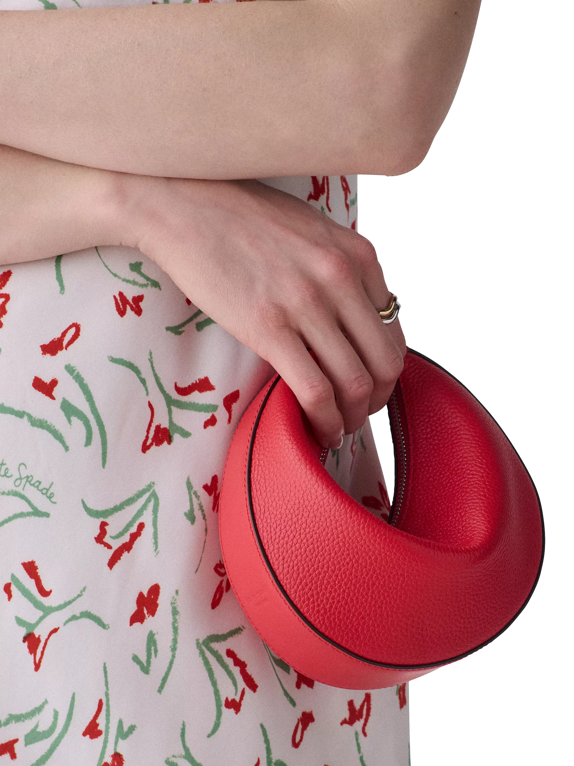 kate spade new york mini leather shoulder bag Heirloom Tomato (British brand)