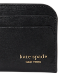 Kate Spade New York Devin leather card holder black - British product