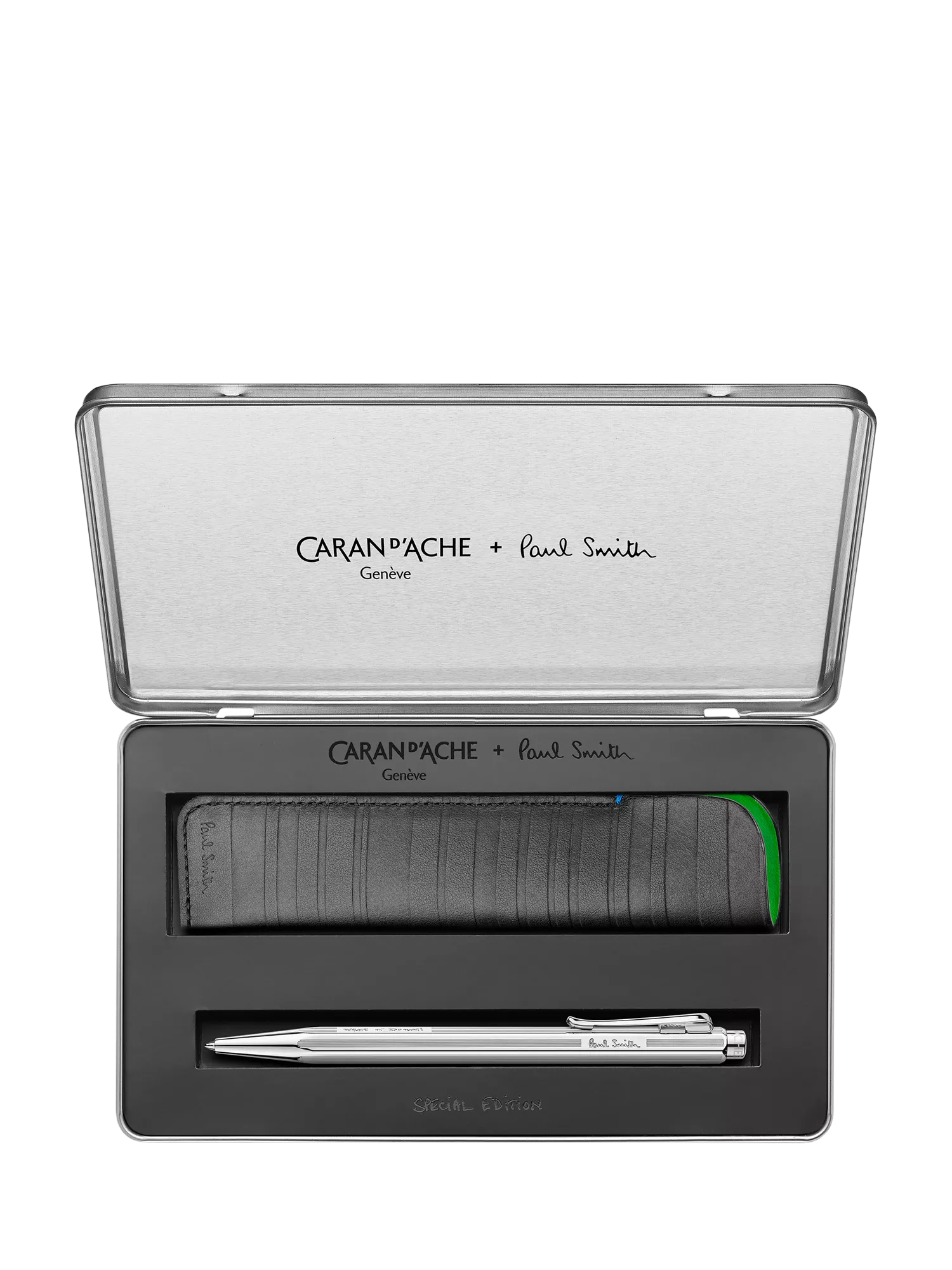 Caran d'Ache Paul Smith Edition 5 Ecridor pen set black (British brand)