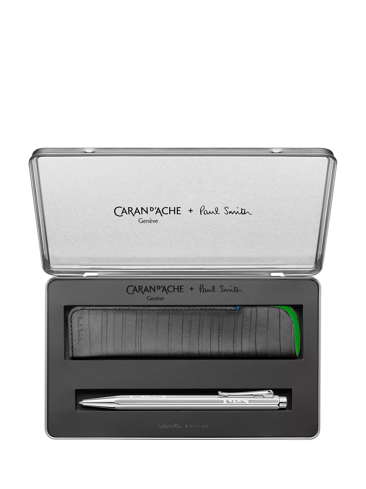 Caran d'Ache Paul Smith Edition 5 Ecridor pen set black (British brand)