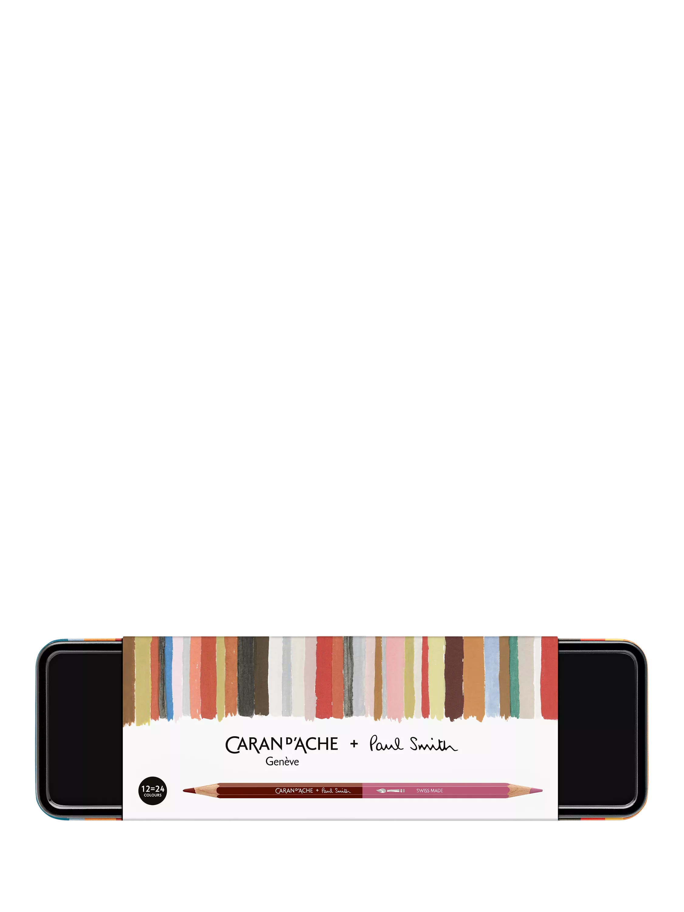 Caran d'Ache Paul Smith BiColour pencil set, 12 pencils - British product