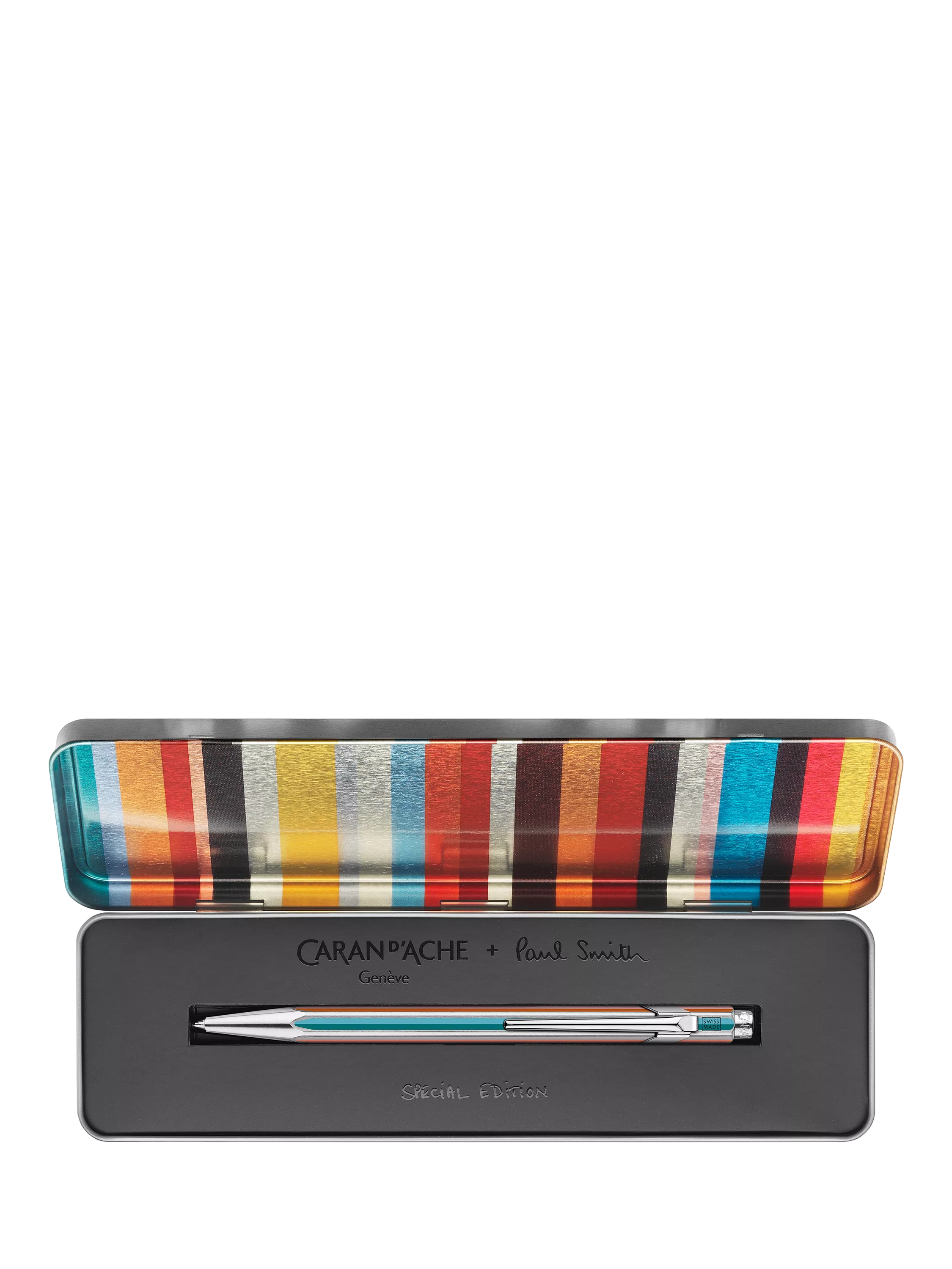 Caran d'Ache Paul Smith silver ballpoint pen, imported from the UK