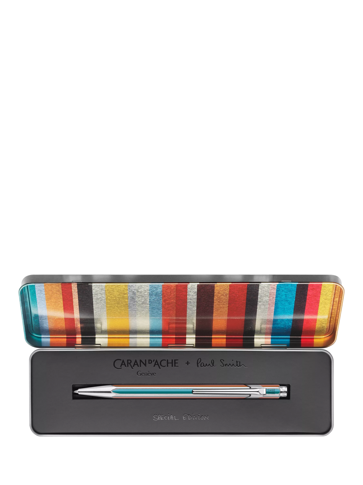 Caran d'Ache Paul Smith silver ballpoint pen, imported from the UK