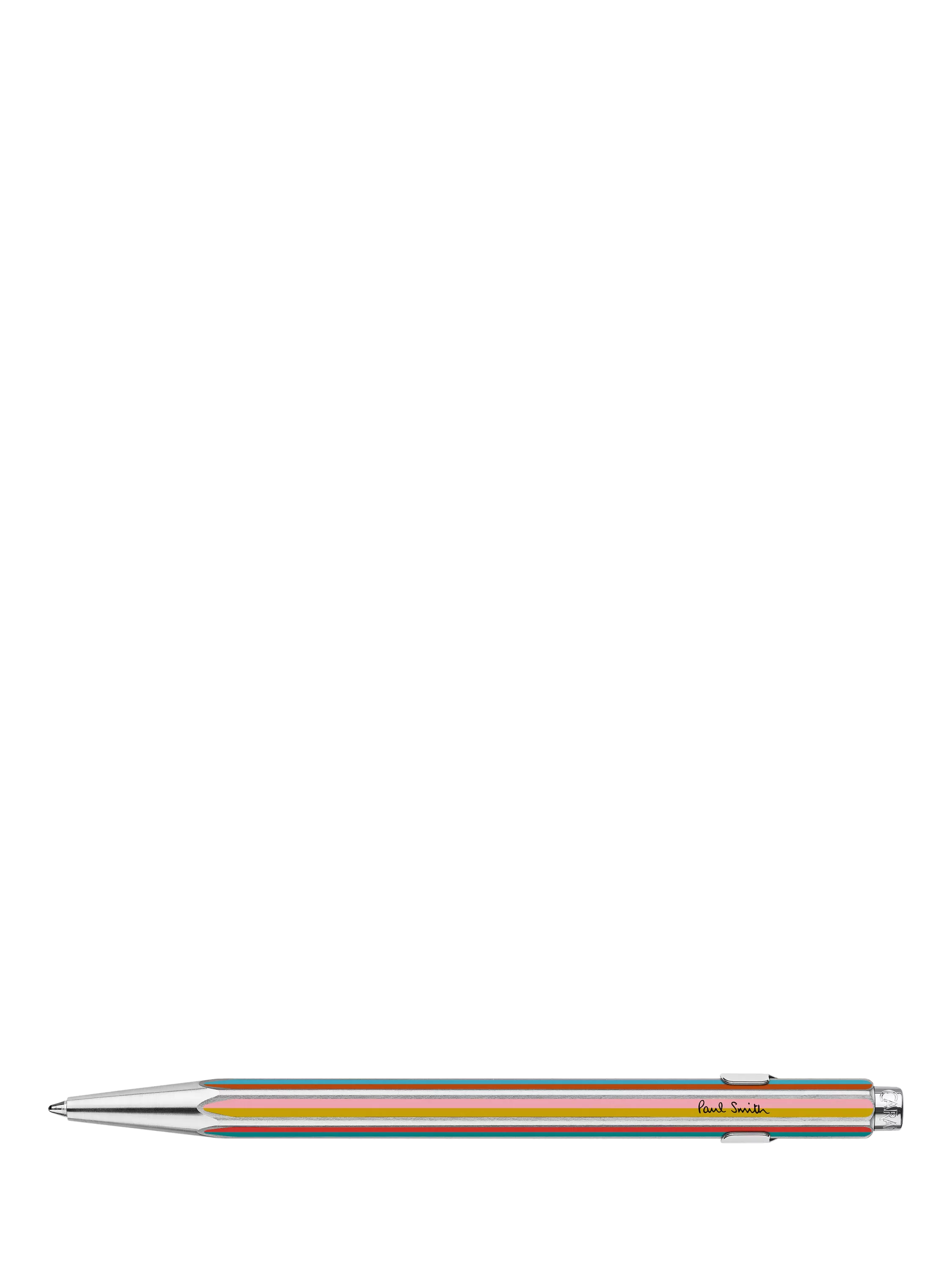 Caran d'Ache Paul Smith silver ballpoint pen, imported from the UK