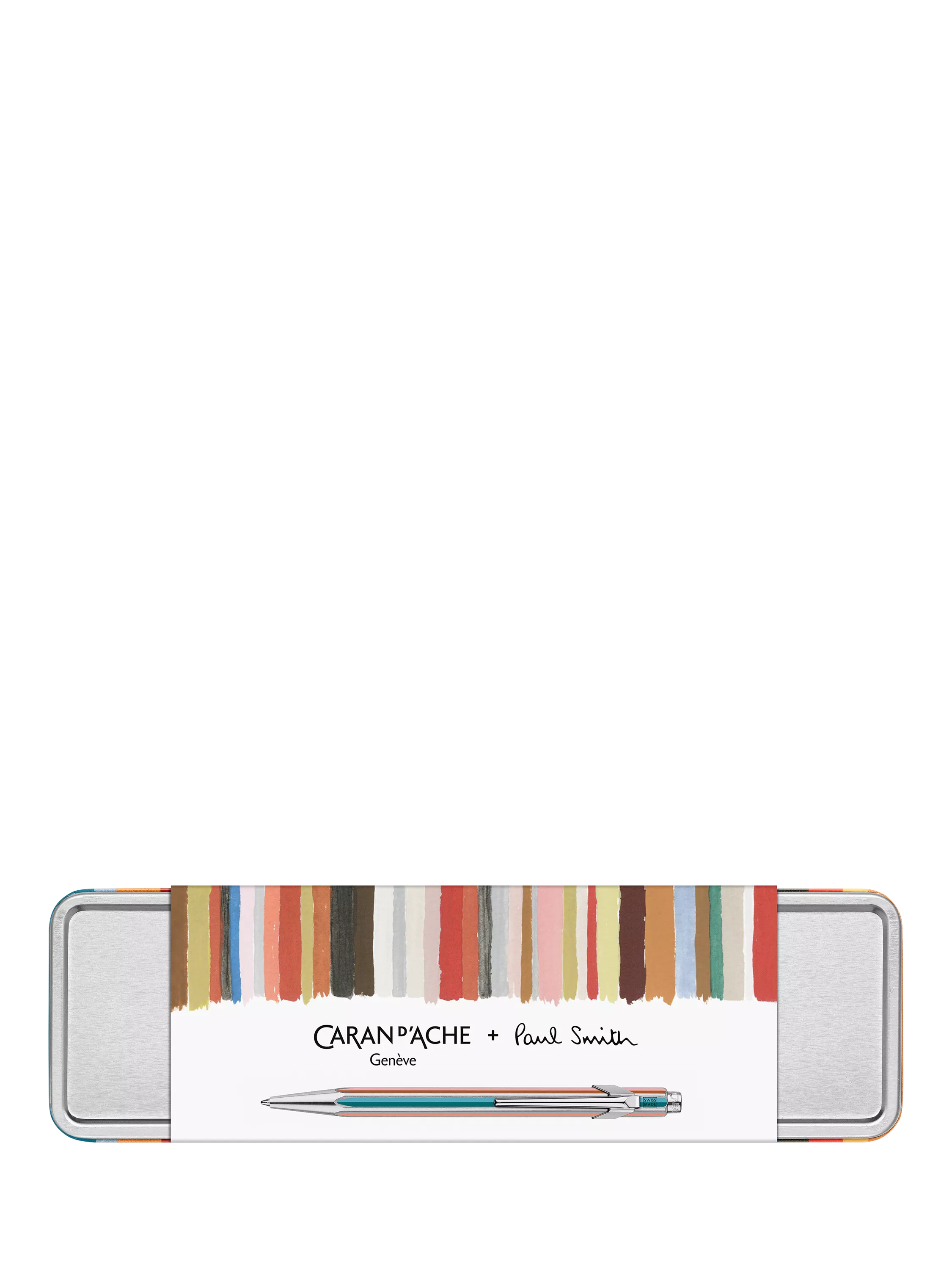 Caran d'Ache Paul Smith silver ballpoint pen, imported from the UK