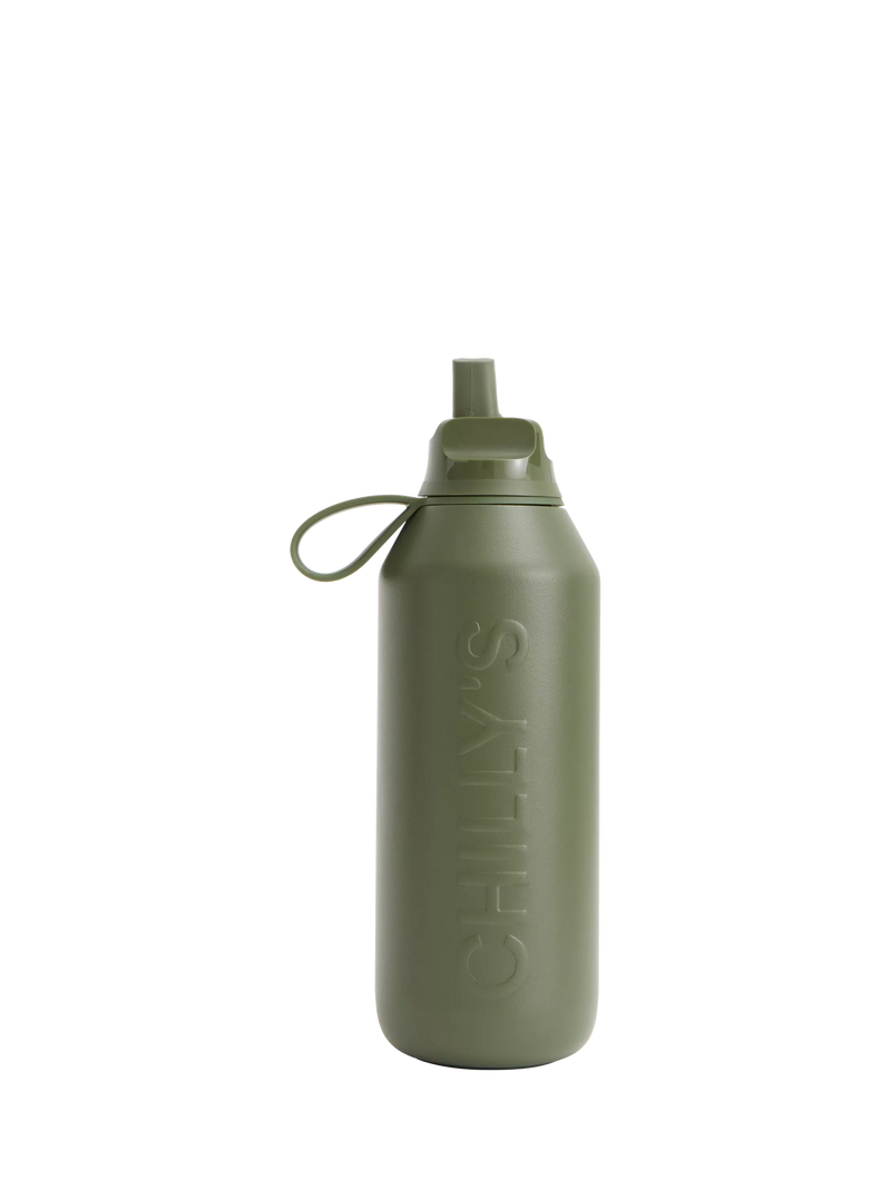 Chilly's Series 3 Flip Leak Proof Sports Bottle, 500ml, Cargo