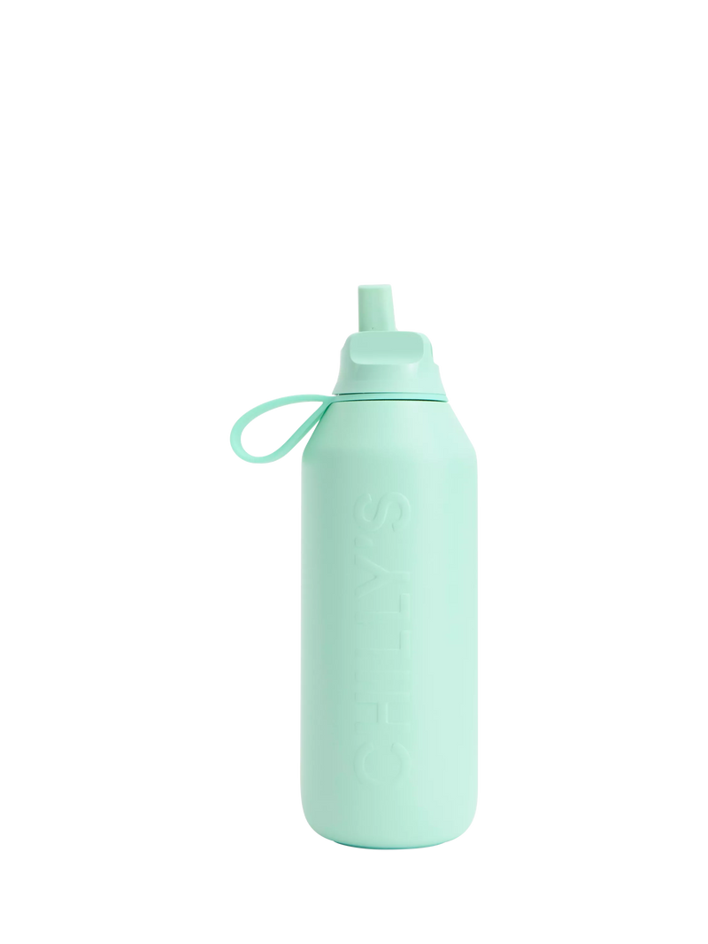 Chilly's Series 3 Flip Leak Proof Sports Bottle, 500ml, Opal