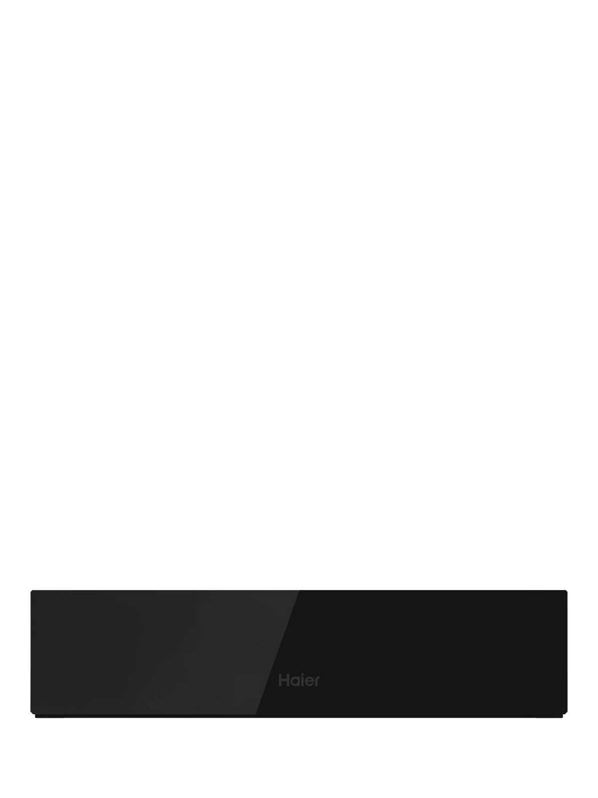 Haier HWD14ID6E warming drawer black glass, imported from the UK