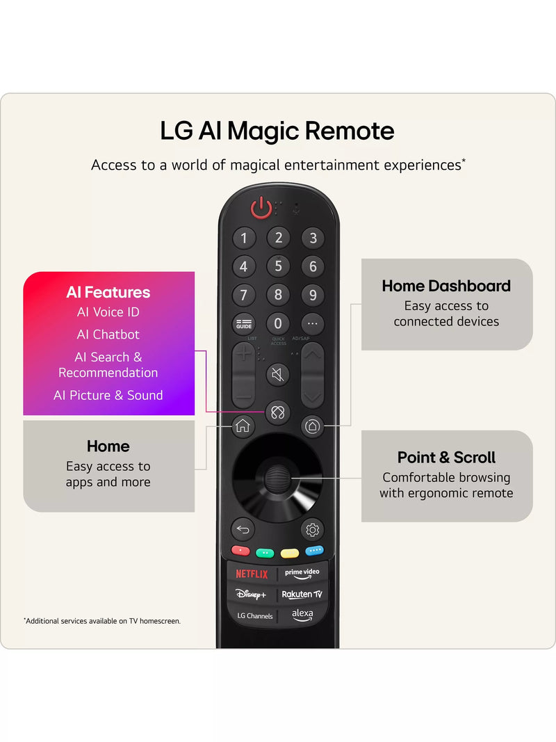 LG OLED evo 77 inch 4K TV Umber Brown (British brand)