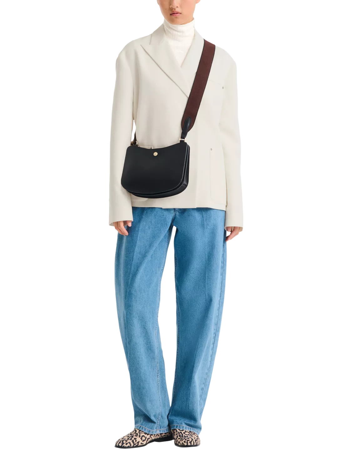 Longchamp Épure S crossbody bag leather, imported from the UK