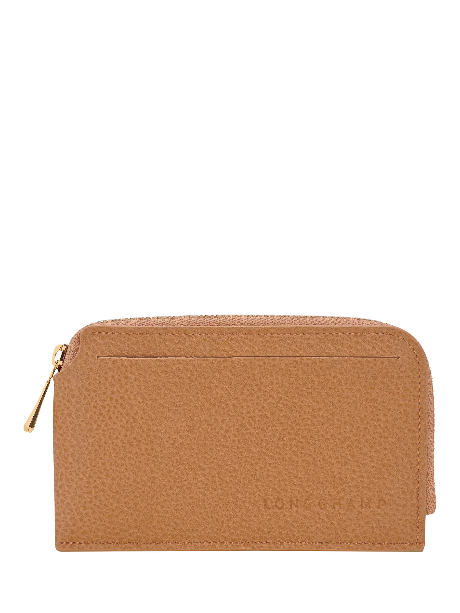 Longchamp Le Foulonné Zipped Leather Cardholder
