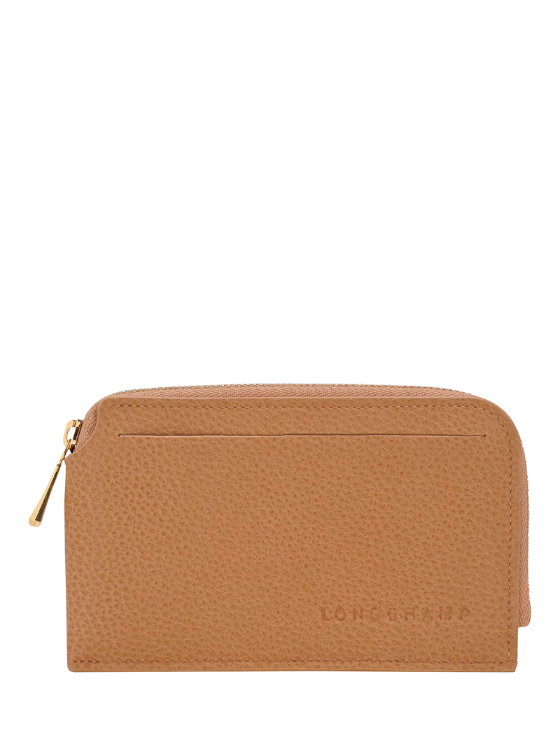 Longchamp Le Foulonné Zipped Leather Cardholder