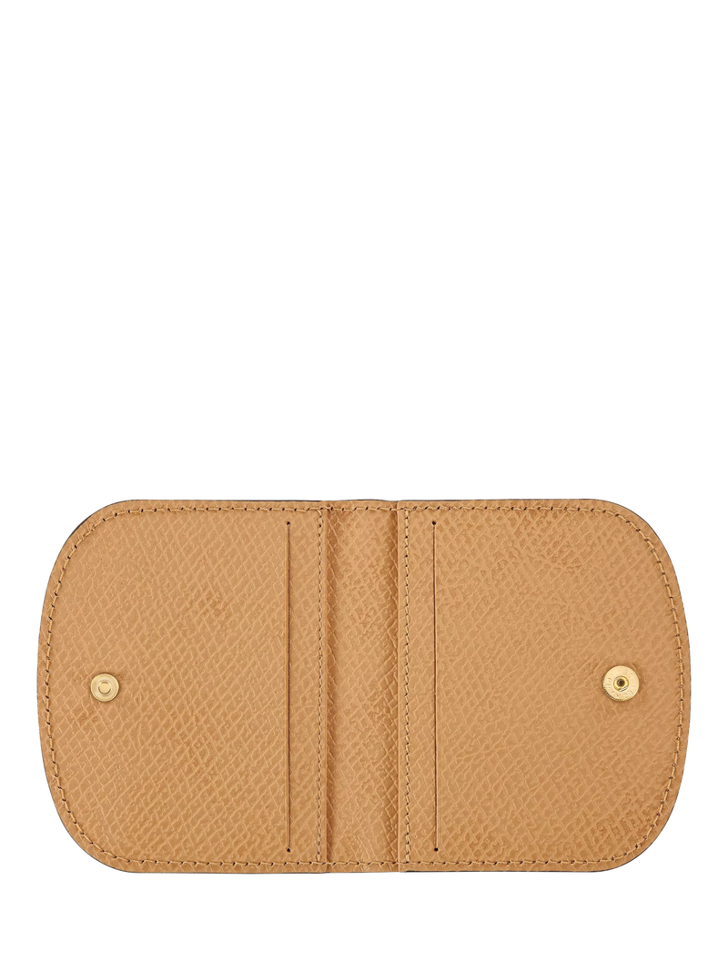 Longchamp Épure Dulce leather card holder, imported from the UK