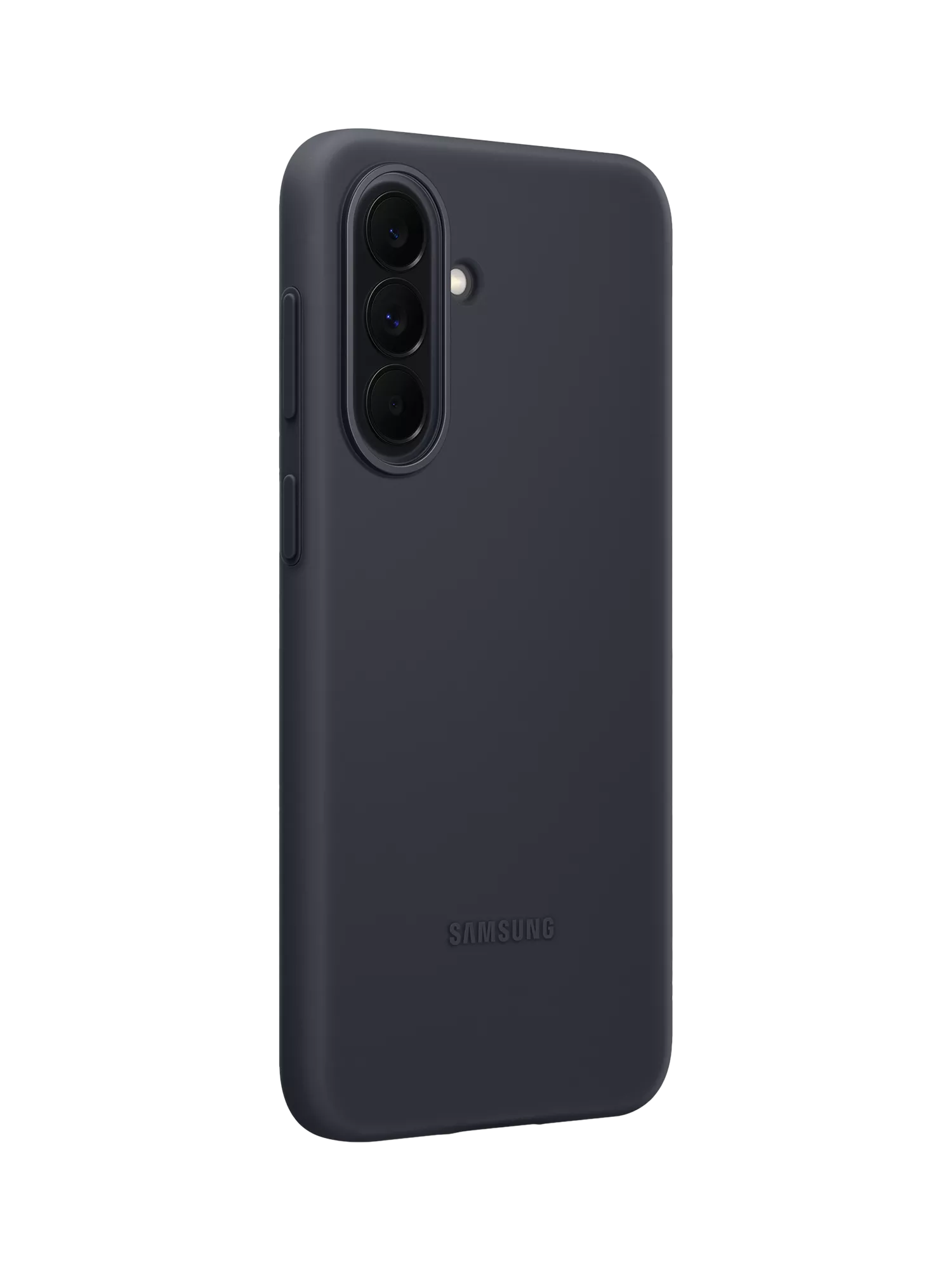 Samsung black silicone case for Galaxy A37, imported from the UK