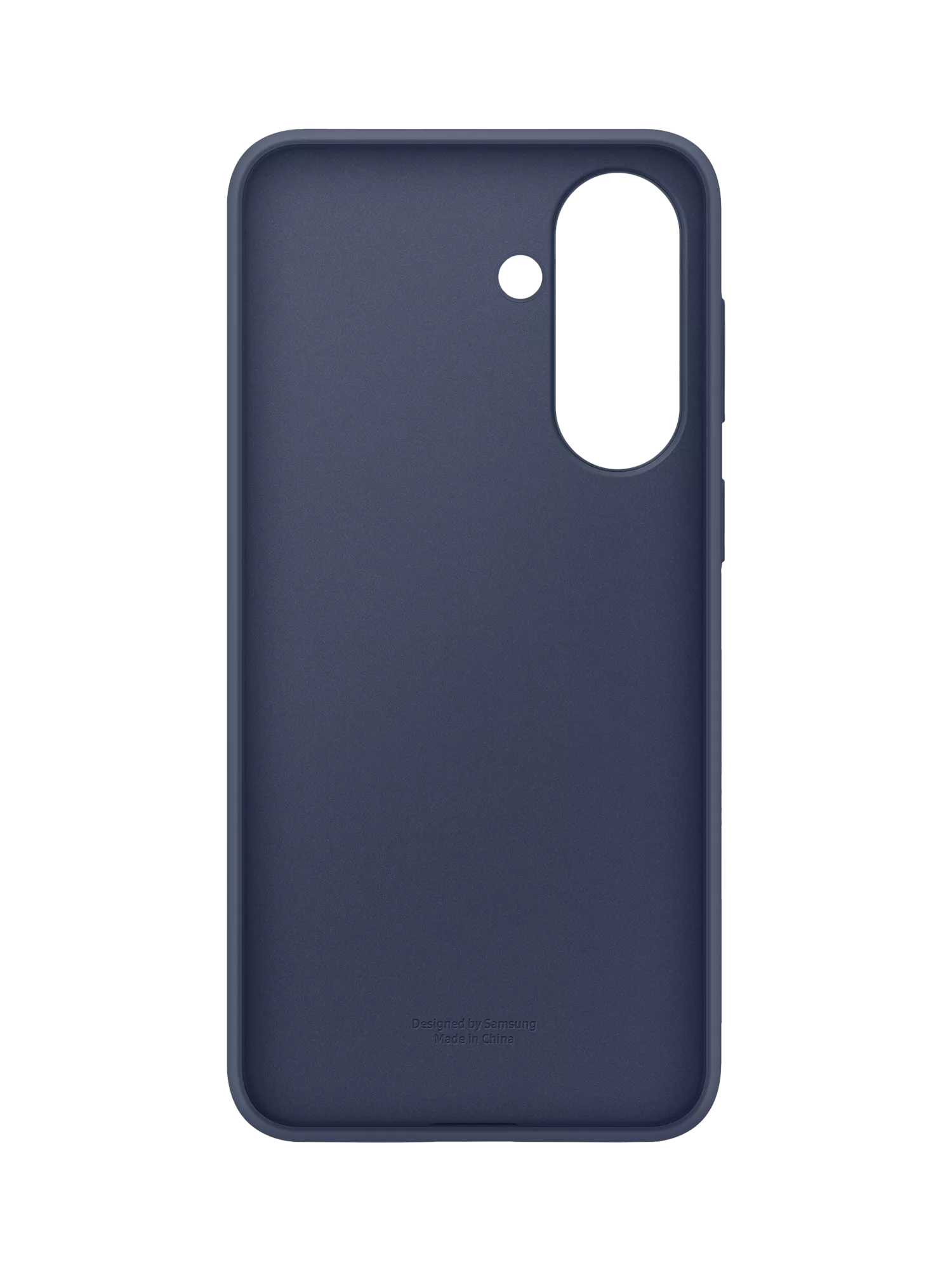 Samsung silicone case for Galaxy A57 in dark blue, UK version